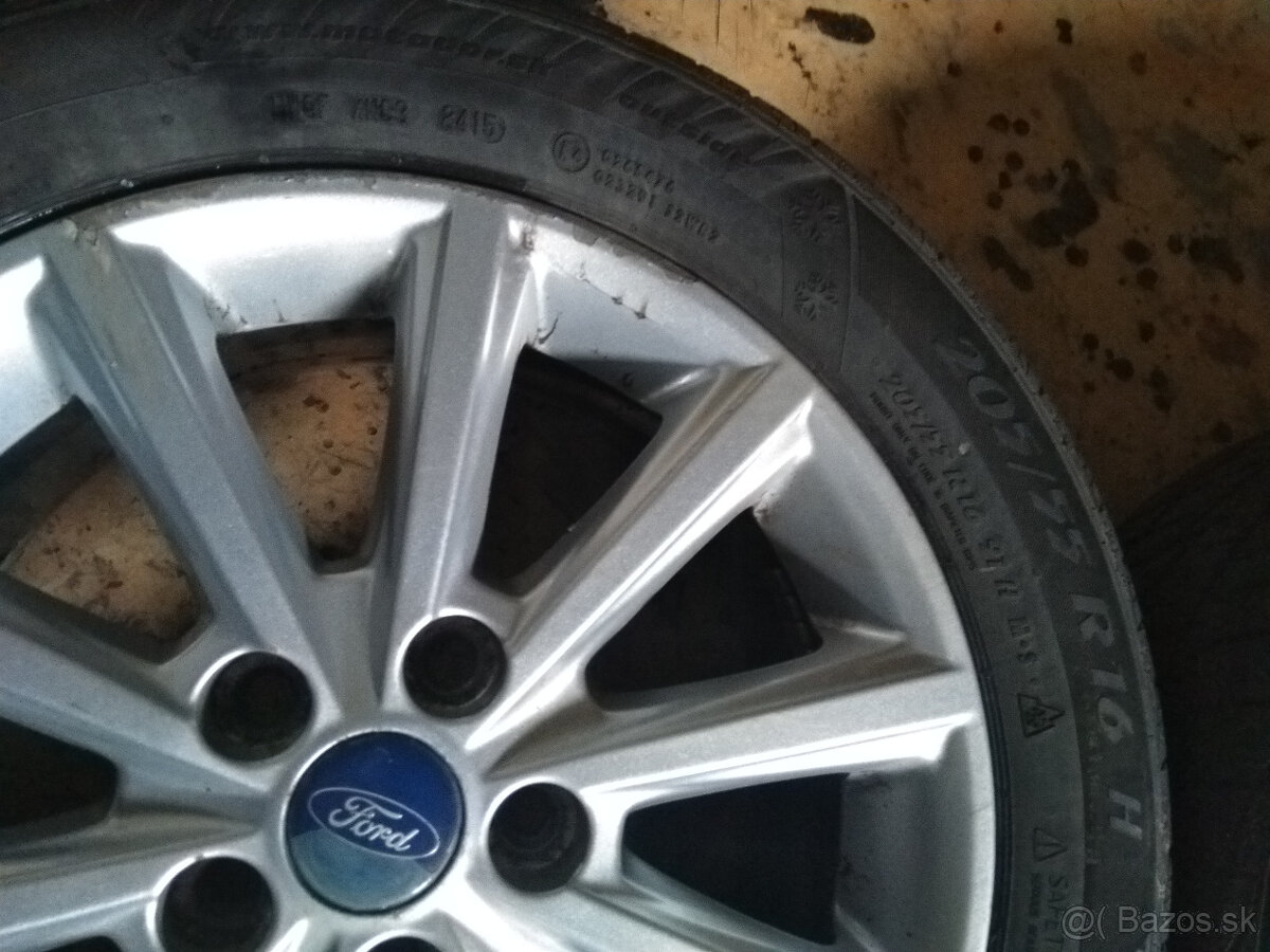Originálne disky Ford 5×108 + zimné pneumatiky Matador + TPM - 5