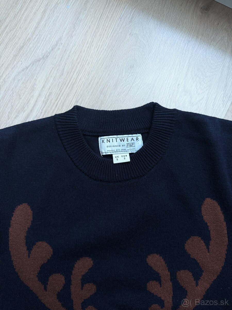 Vianočný sveter so sobom - 5