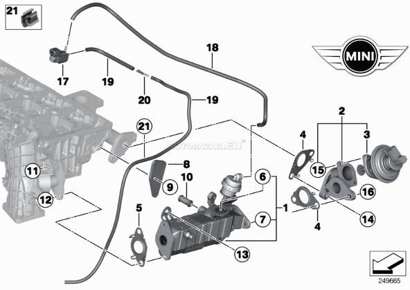 EGR Ventil Pierburg BMW/MINI - 5