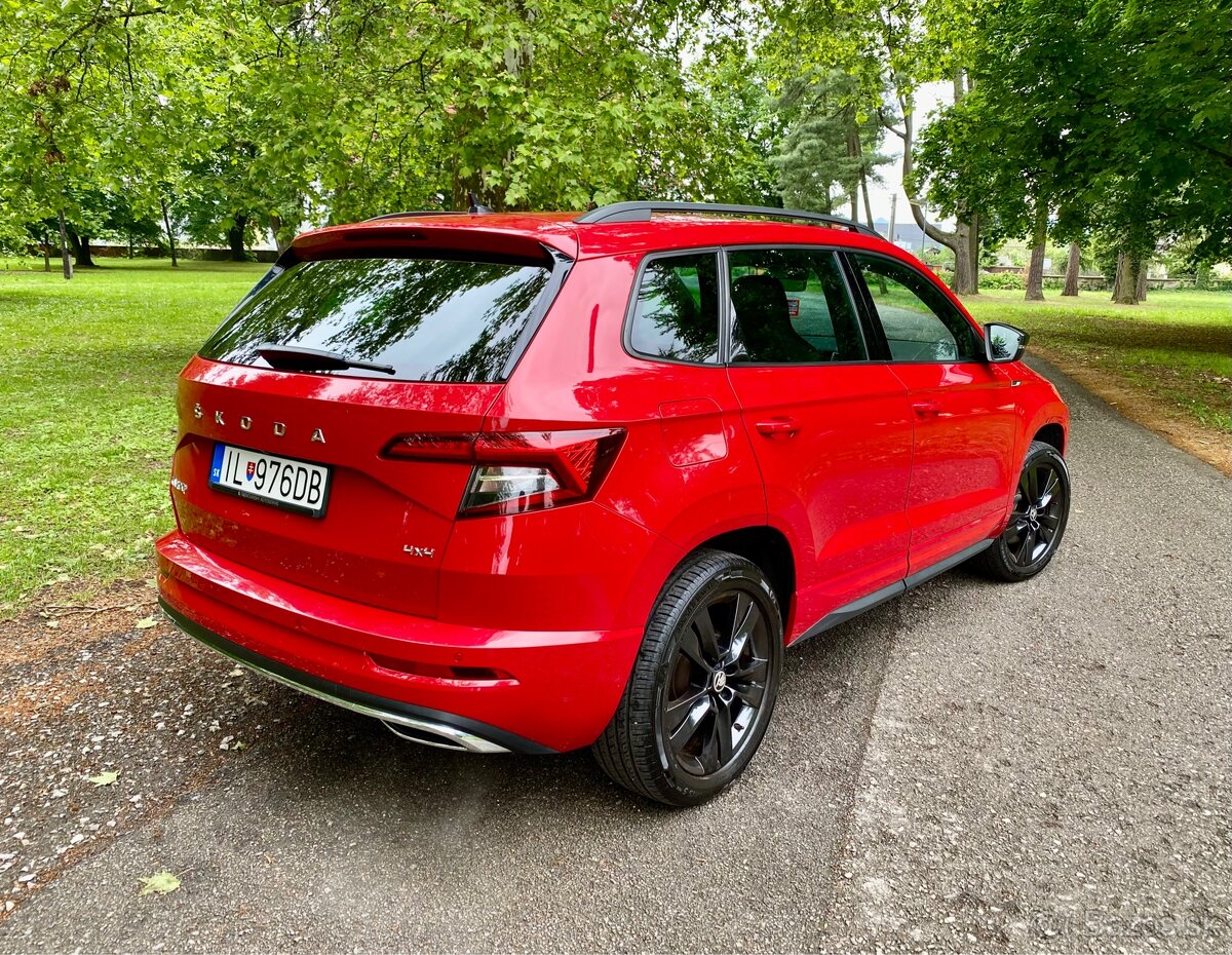 Škoda Karoq 2.0 TSI 140kw SPORTLINE 4X4 DSG Ťažné SK