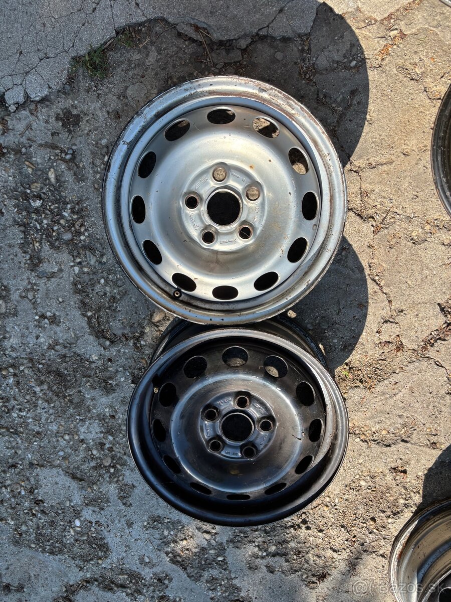 4xR15 Oceľové disky 6Jx15H2 ET55 5x112 - 5