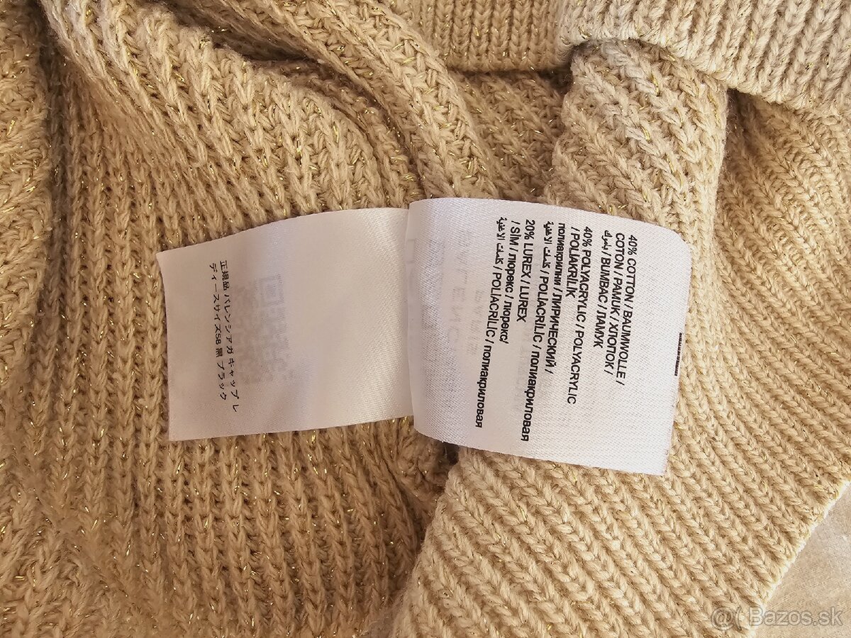 Balenciaga rolakove pletene saty - 5