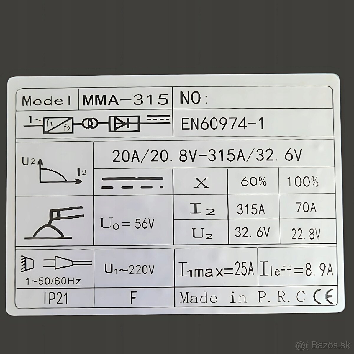 Malá ľahká invertorová MMA TIG zváračka 20 - 315A - 5