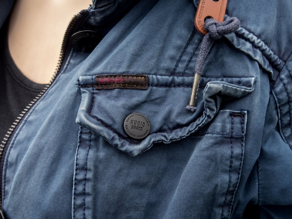 Prechodný modrý kabátik - 5