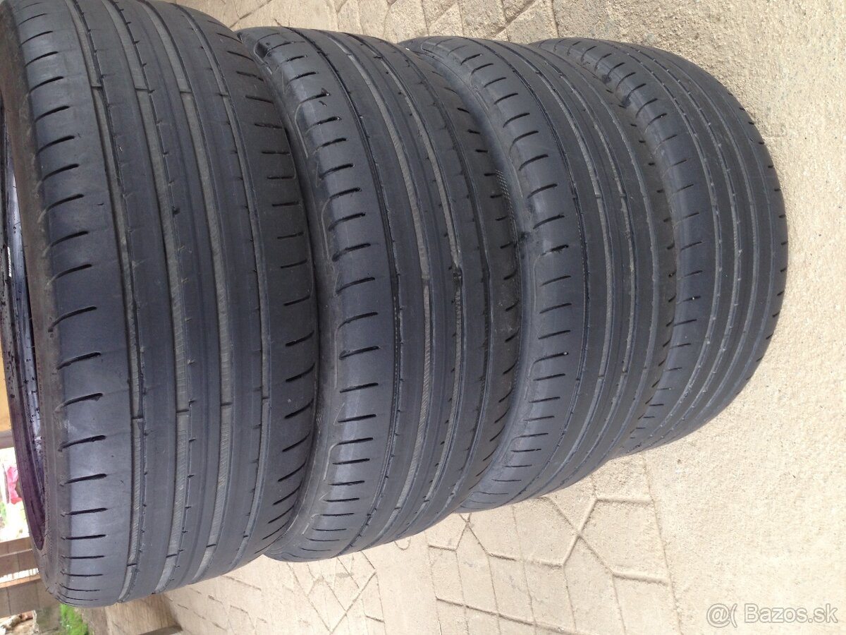 Predám letné Pneu 225/45r18 5mm - 5