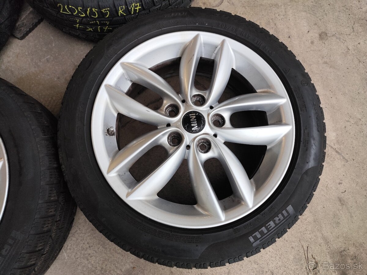 Mini sada alu+pneu 205/55 17" - 5