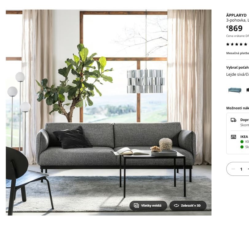 Predám veľkú a pohodlnú pohovku v modernom dizajne. - 5