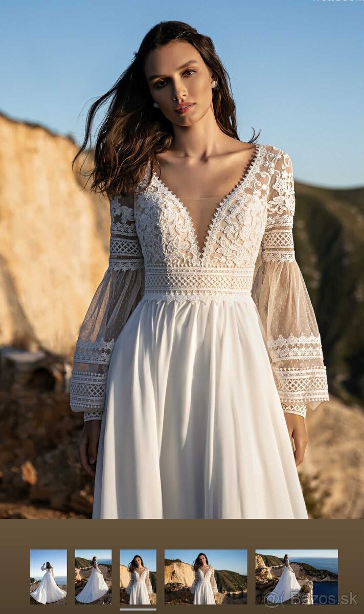 Predám Boho svadobné šaty - 5