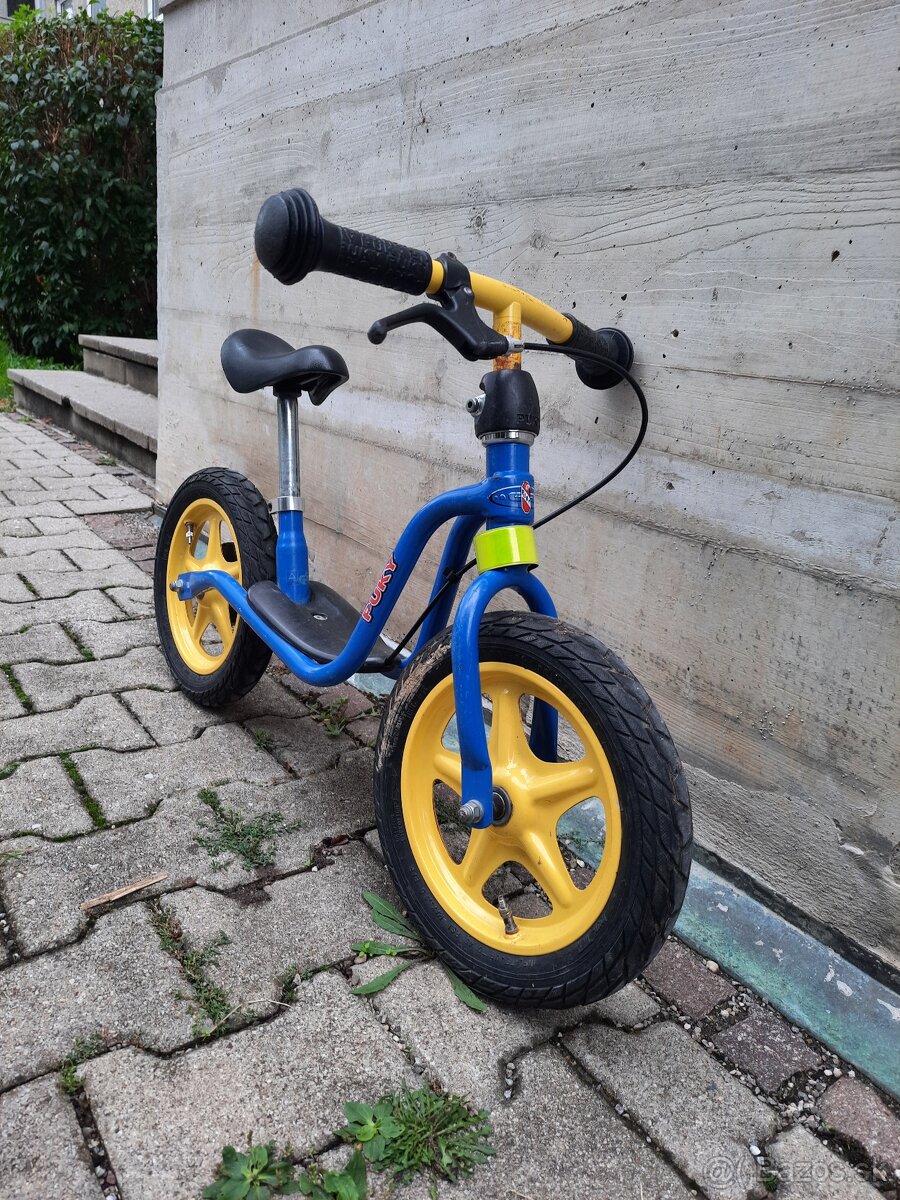 Modré odrážadlo značka PUKY, veľkost 12" - 5