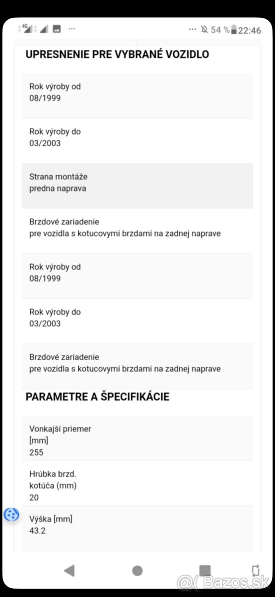 Brzdy Toyota Yaris - 5