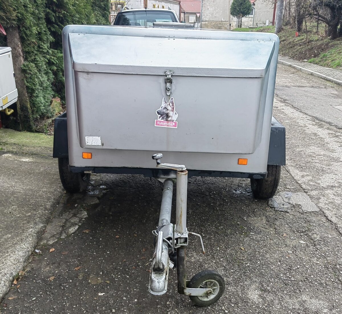 Prívesný vozík na prepravu psov – dvojbox - 5