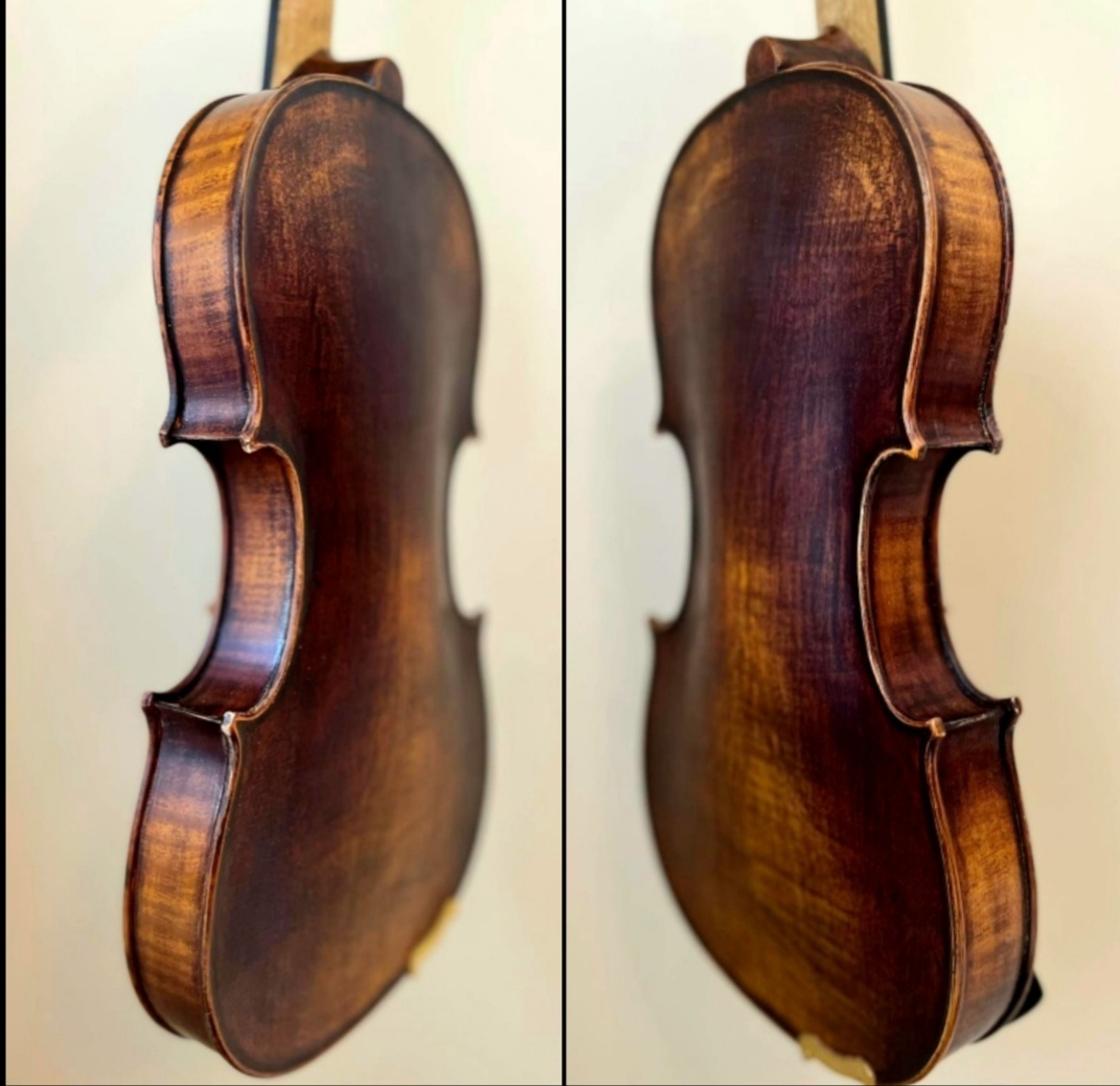 husle 4/4 model Stradivari ( cherry oil) - 5