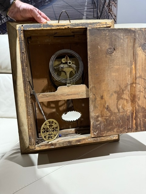 Starožitné nástenné hodiny z 19. st. - 5