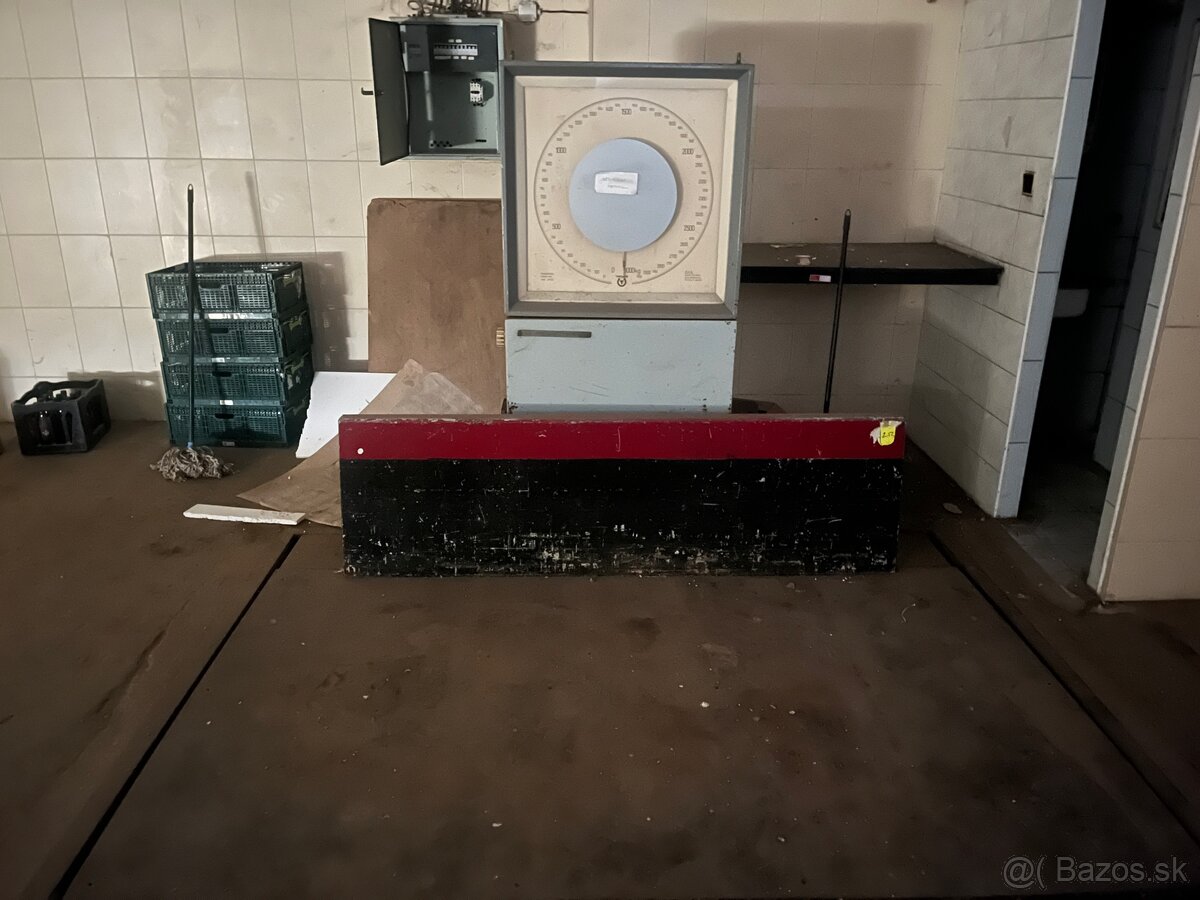 Mostová váha 3 t – mechanická, funkčná - 5