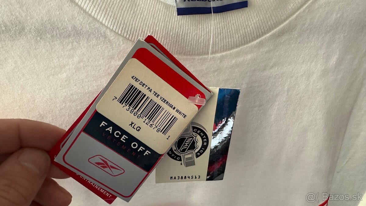 Tricko Steve Yzerman Detroit Red Wings Reebok Face Off - 5