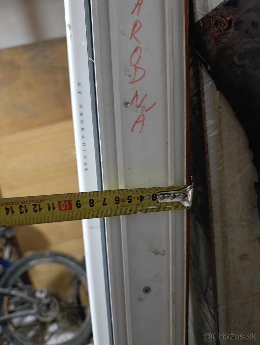 Predám balkónové dvere so zárubňou - 5