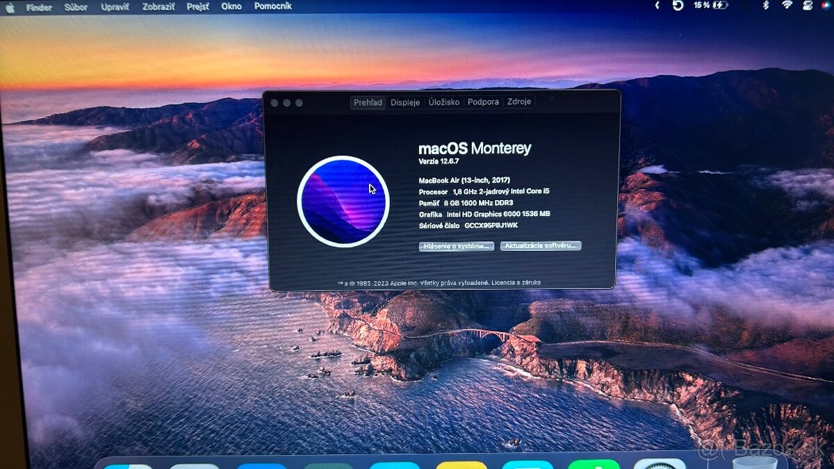 Predám MacBook Air 13 2017 + Magic Mouse + Magic Keyboard - 5