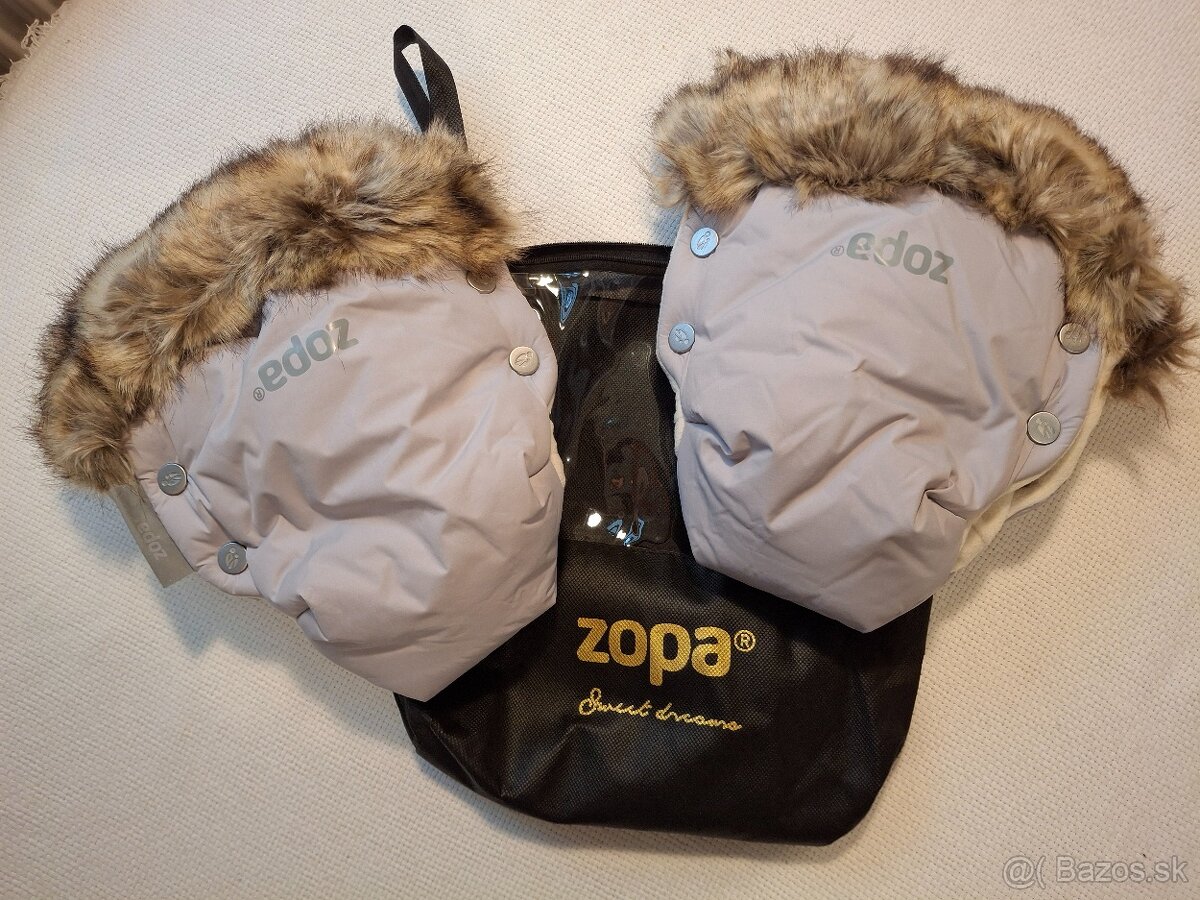 Zopa fusak do kočíka + rukávniky - 5