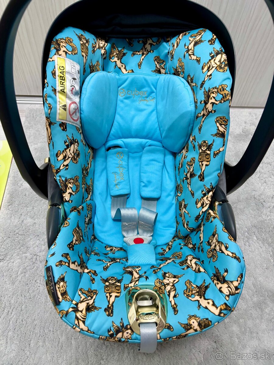 Cybex by Jeremy Scott Blue Cherub + ISOfix + adaptéry - 5