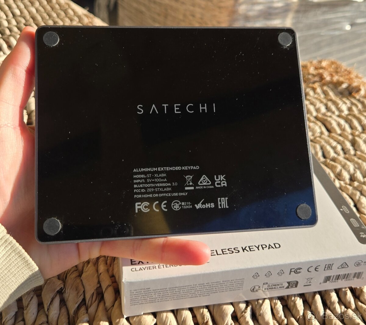 Numerická klávesnica Satechi Keypad (bluetooth) - 5