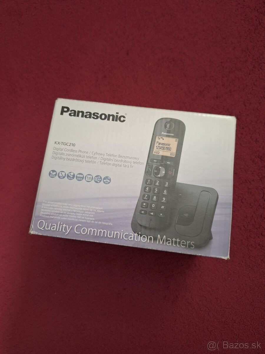 Bezdrôtový telefón Panasonic KX-TGC210 - 5