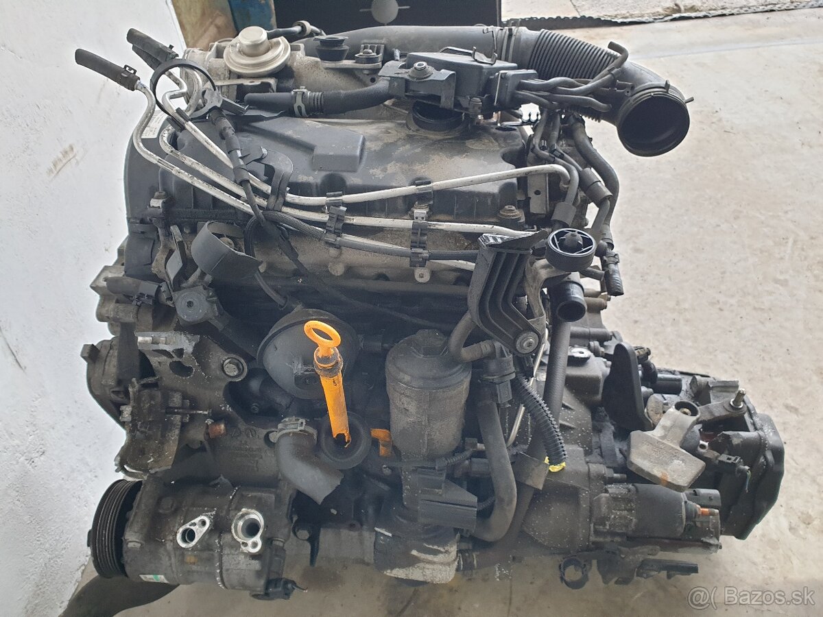 škoda octavia 2 agregát 1,9 TDI 77 KW,kod:BXE - 5