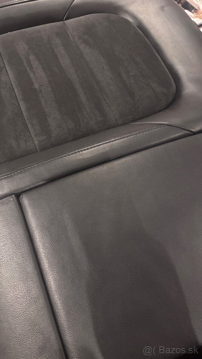 Kožené sedačky s alcantarou - golf 5, octavia 2 - 5