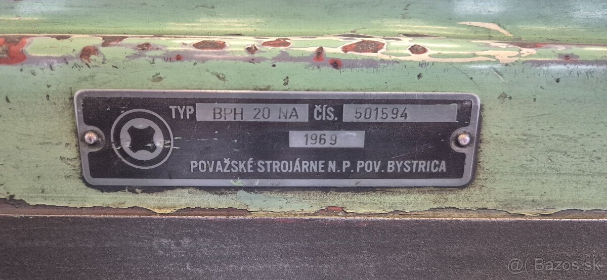 Rovinná brúska BPH 20 NA - 5