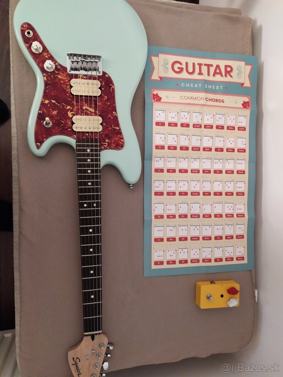 Fender Squier Bullet Mustang Surf Green BRONCO - 5