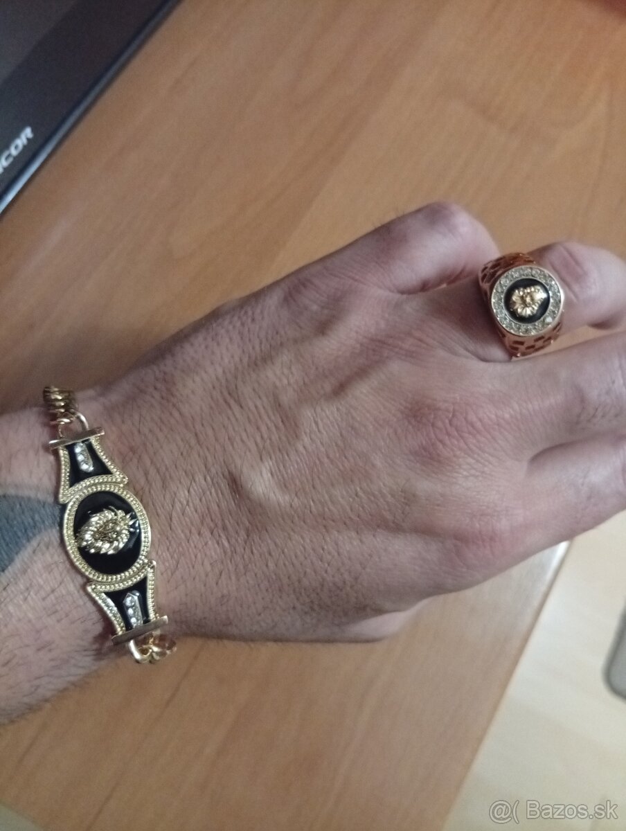 VERSACE SET - NÁDHERNÝ POZLÁTENÝ SET - 5