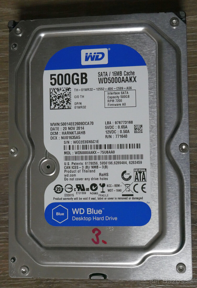 SATA HDD disky 3,5palca - 5