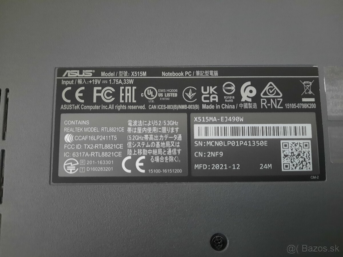 Predám ASUS X515MA-EJ490W - 5