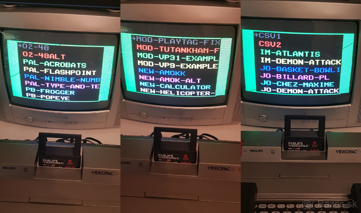 Videopac multikarta kazeta cartridge 200 hier + zoznam - 5