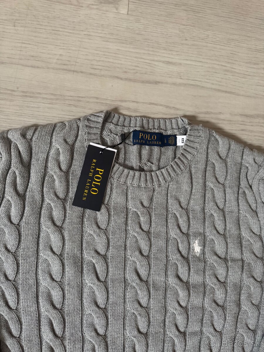 Ralph Lauren sveter šedý - 5