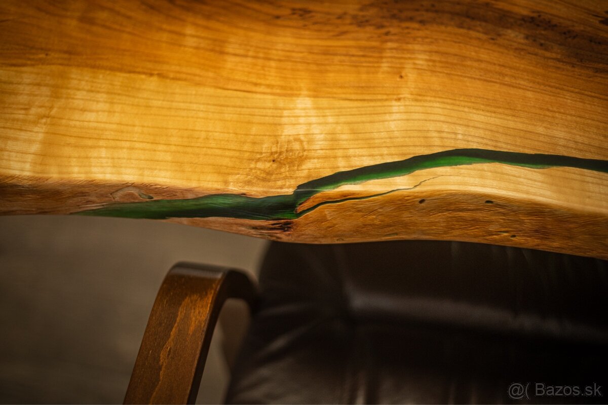 epoxidový jedálenský stôl masívny stôl - 5