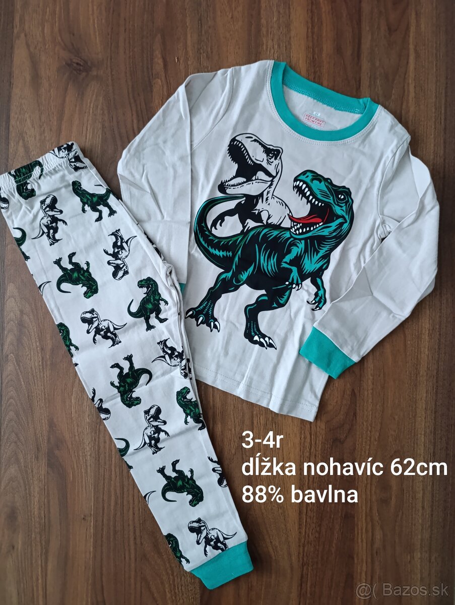 Dvojdielne pyžamo motív traktor - 5