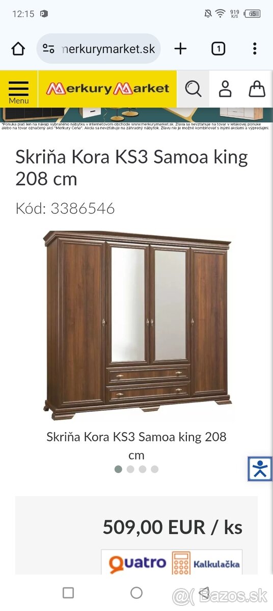 Skriňa šatníková - 5