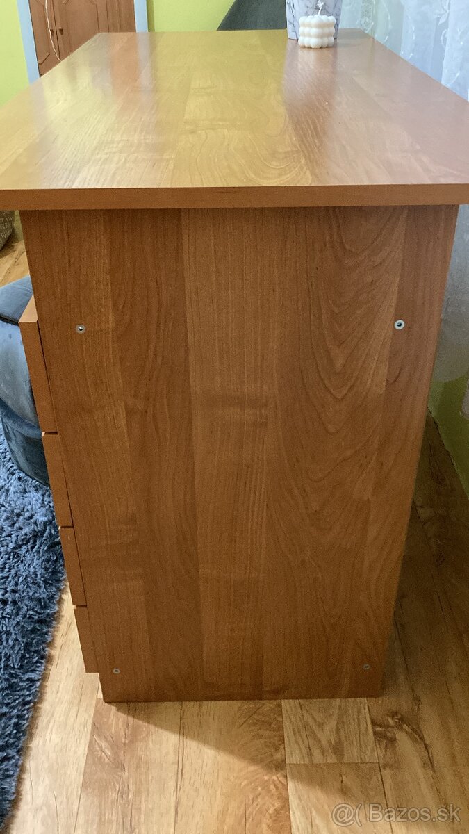 Drevený písací stôl - 5