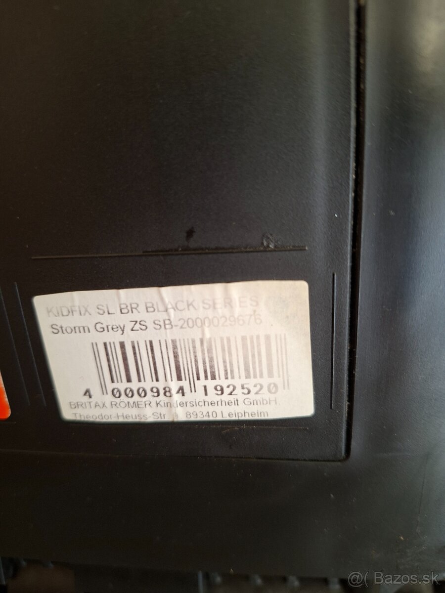 Predám Britax Romer Kidfix SL BR Black series - 5