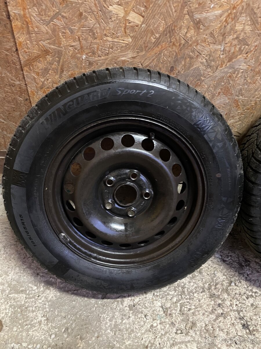 zimna sada 5x112 R15 plechove disky - 5