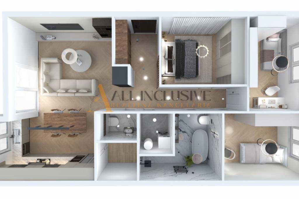 ALL INCLUSIVE I 4 IZBOVÝ RD S TERASOU (DVOJDOM) NA PREDAJ GA - 5