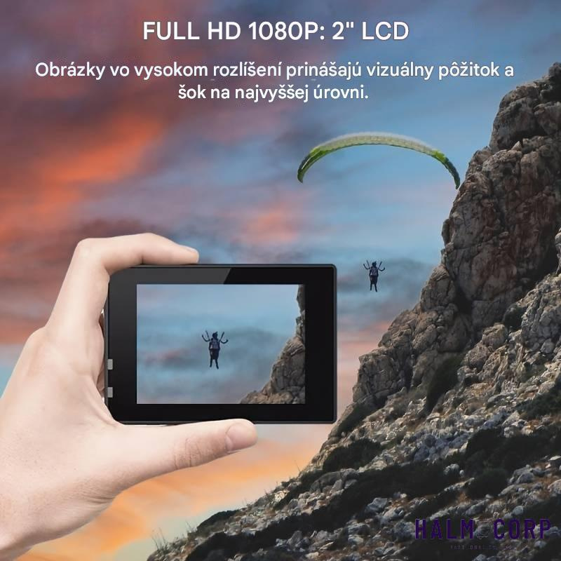 Akčná kamera s rozlíšením Full HD, vodotesná, Wi-Fi - 5