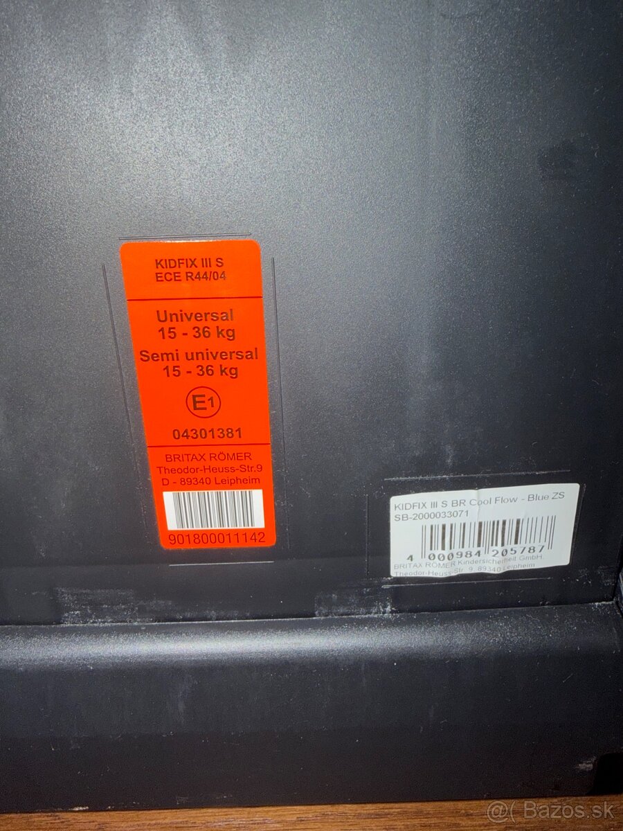 Predám prémiovú autosedačku Britax Römer Kidfix III S - 5