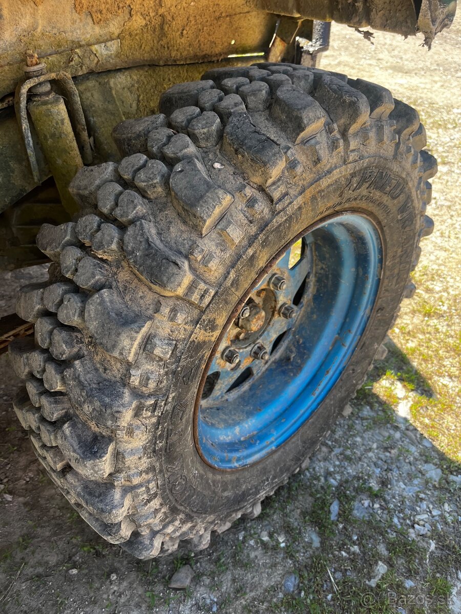 T3 offroad pneu + otočne disky Suzuki Samurai Vitara