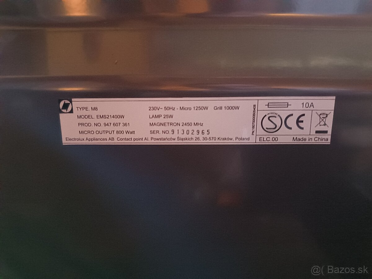 Mikrovlnná rúra Electrolux - 5