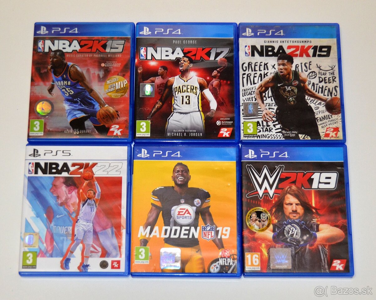 Hry pre SONY Playstation 4, Call of Duty, Just Dance, FIFA - 5