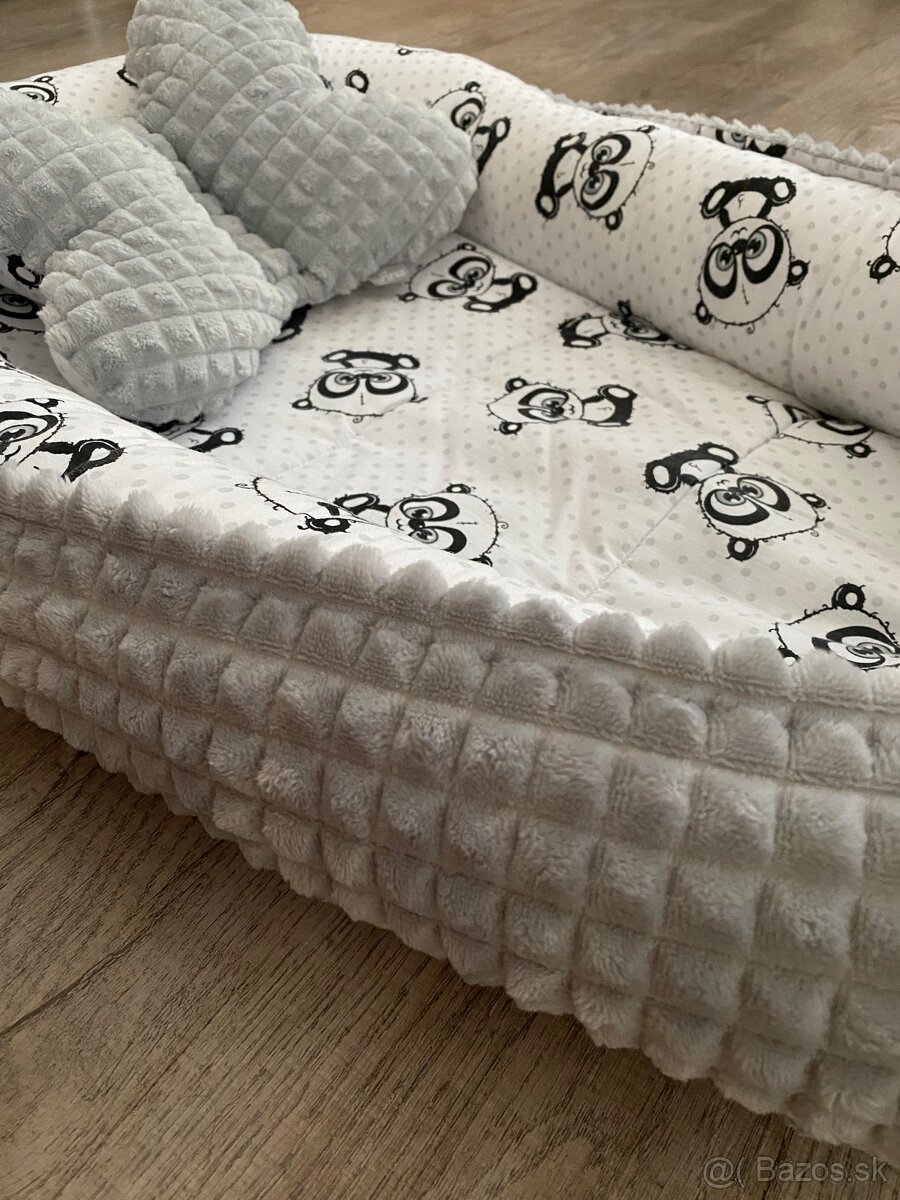 Set hniezdo MINKY + vankúšik motýlik - 5