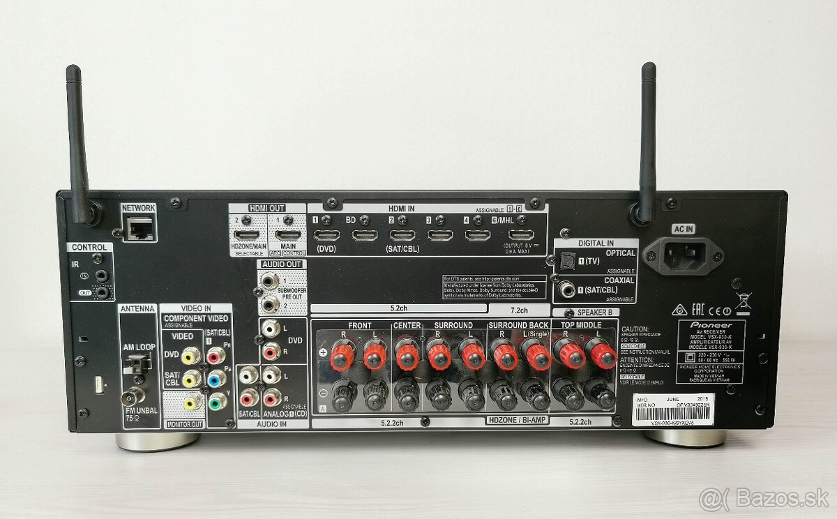 Pioneer VSX-930 /Bluetooth/AirPlay/Dolby Atmos - 5