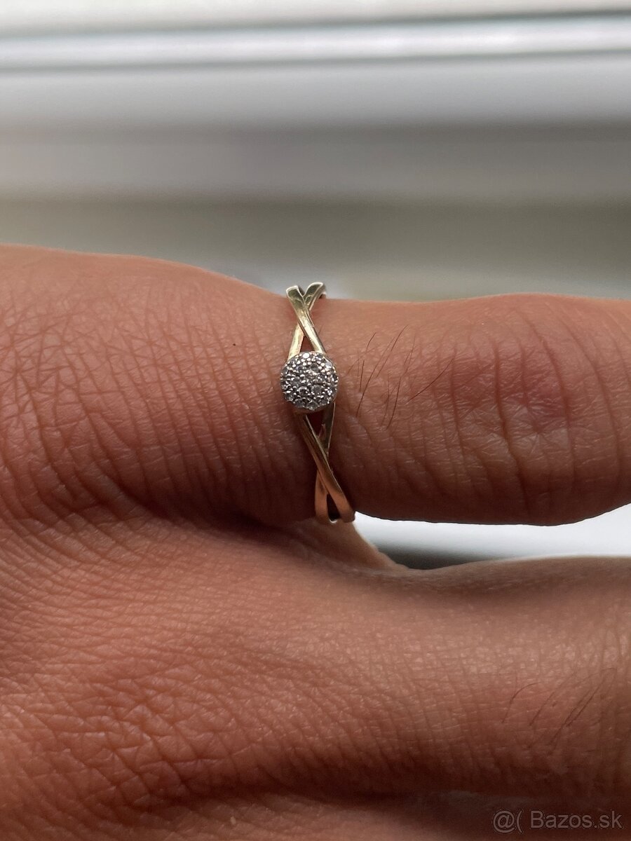 Zásnubný diamantový prsteň AMORA - 5