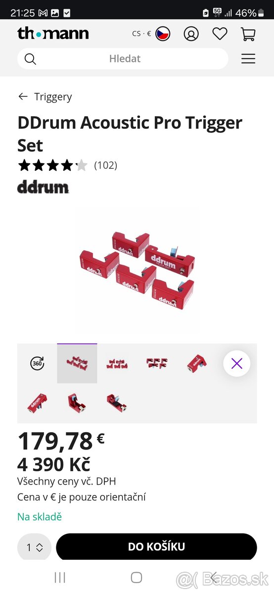 Snimace trigger set D-DRUM - 5